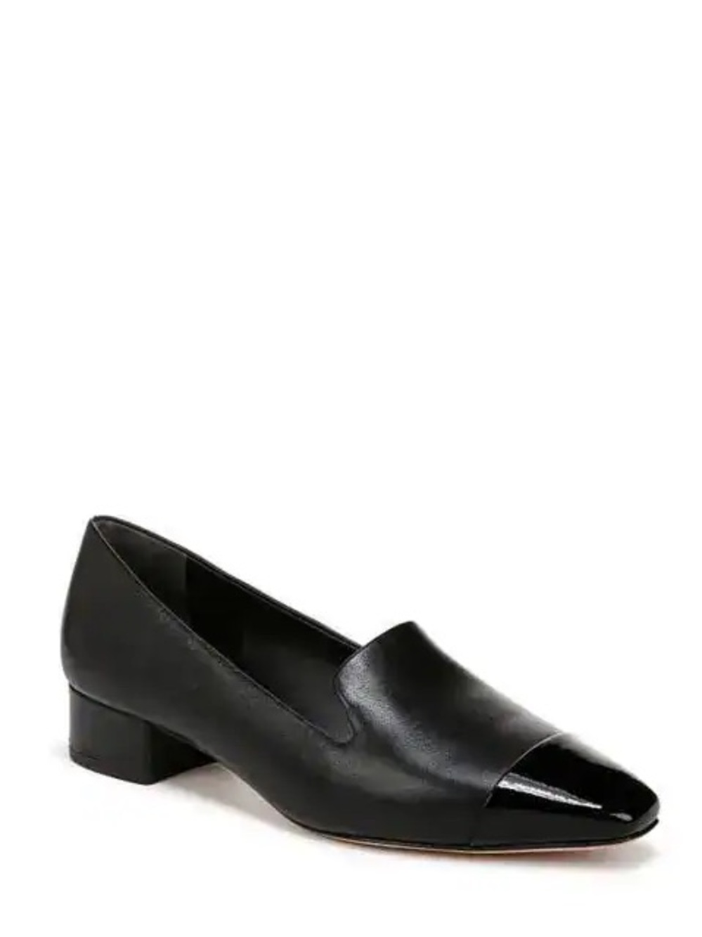 New Veronica Beard Cecile Cap Toe Loafer Black Leather Sz 9.5